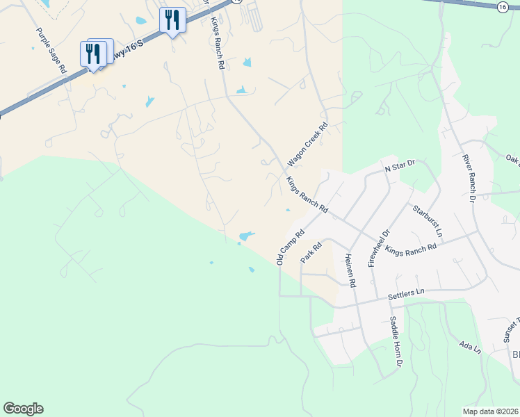 map of restaurants, bars, coffee shops, grocery stores, and more near 924 Wagon Creek Road in Bandera