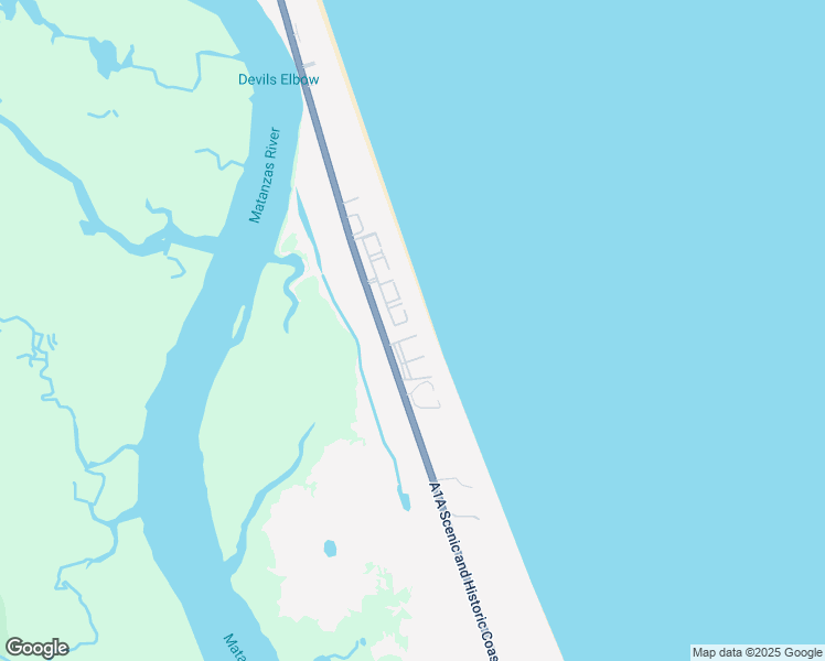 map of restaurants, bars, coffee shops, grocery stores, and more near 8115 Florida A1A in St. Augustine