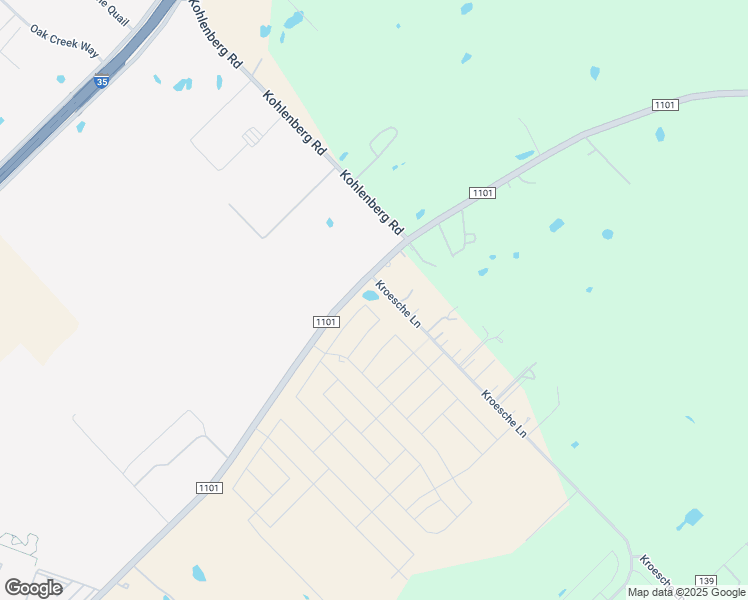 map of restaurants, bars, coffee shops, grocery stores, and more near 707 Fire Wheel in New Braunfels