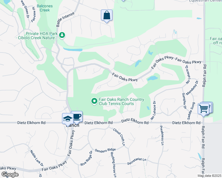 map of restaurants, bars, coffee shops, grocery stores, and more near 29604 Terra Vista in Fair Oaks Ranch