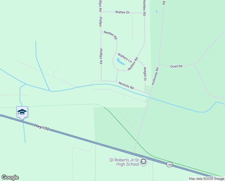 map of restaurants, bars, coffee shops, grocery stores, and more near 138 Crosby Road in Florahome