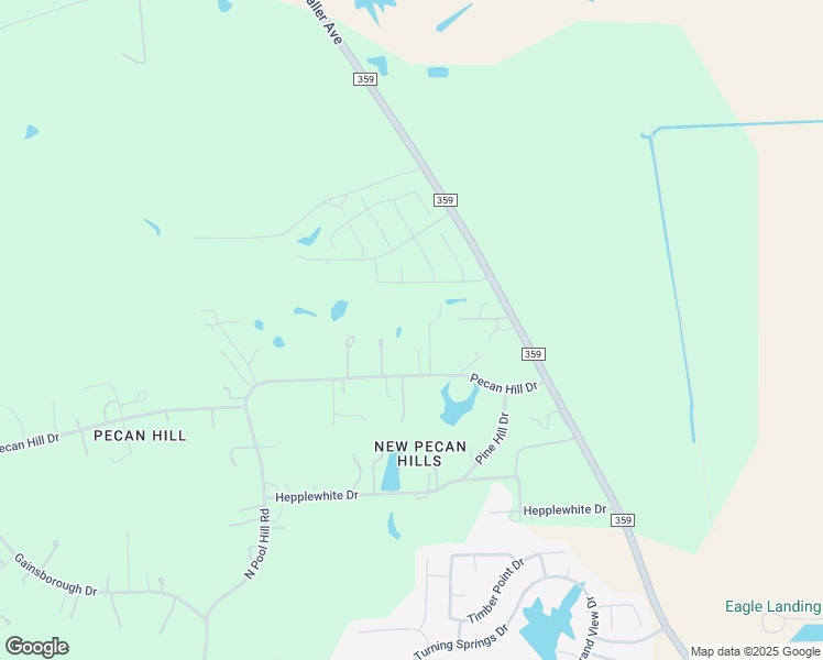 map of restaurants, bars, coffee shops, grocery stores, and more near 32814 Pecan Hill Dr in Brookshire