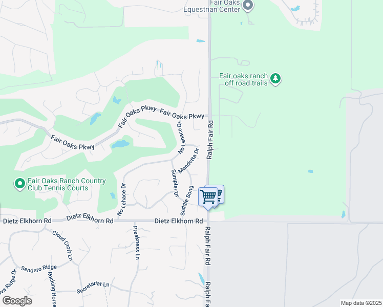 map of restaurants, bars, coffee shops, grocery stores, and more near 29315 Mandetta Drive in Fair Oaks Ranch
