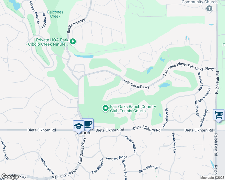 map of restaurants, bars, coffee shops, grocery stores, and more near 29539 Terra Vista in Boerne