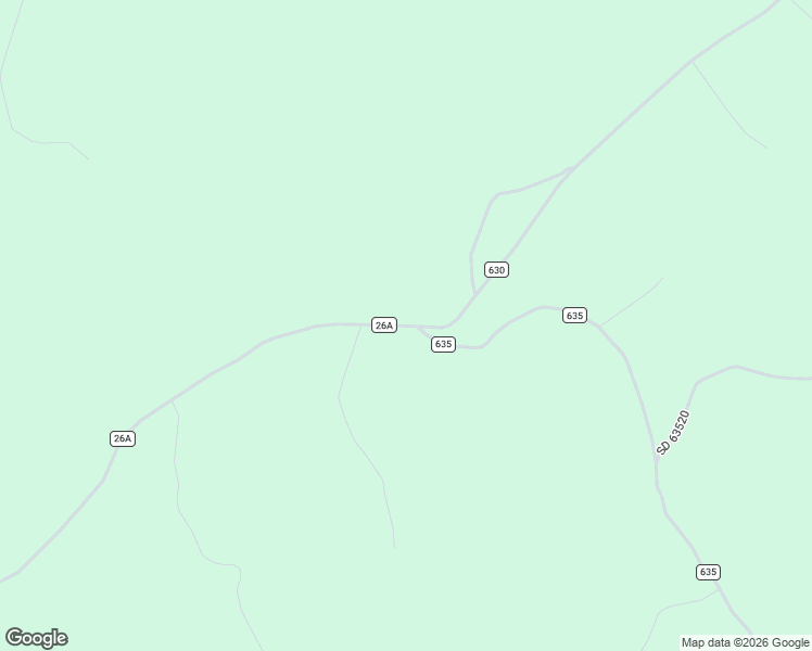 map of restaurants, bars, coffee shops, grocery stores, and more near County Road 630 in Rocksprings