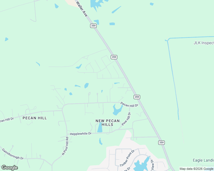map of restaurants, bars, coffee shops, grocery stores, and more near 32802 Pecan Hill Drive in Brookshire