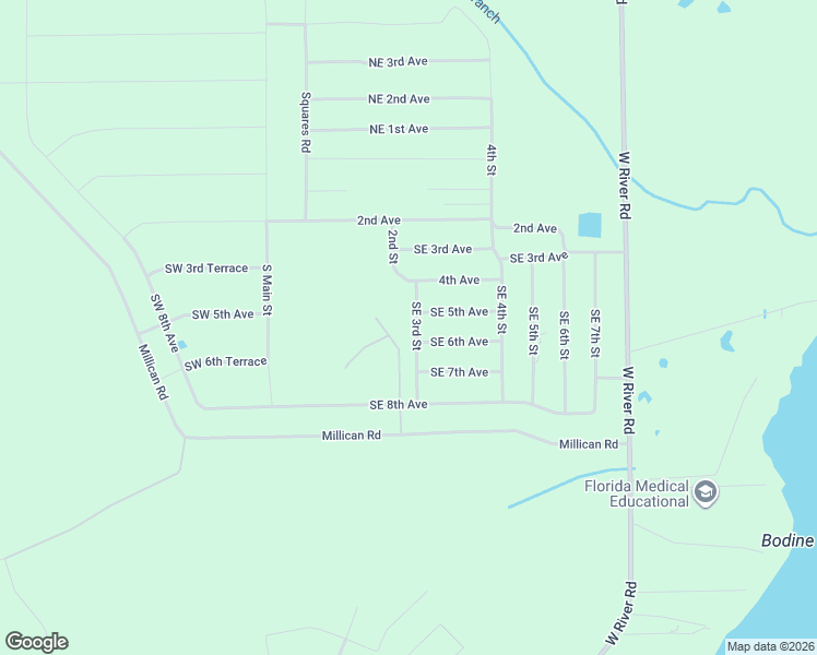 map of restaurants, bars, coffee shops, grocery stores, and more near 122 South 5th Street in Palatka