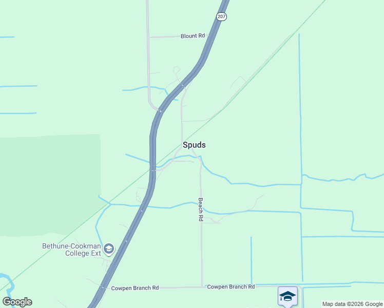 map of restaurants, bars, coffee shops, grocery stores, and more near 7220 Old State Road 207 in Elkton