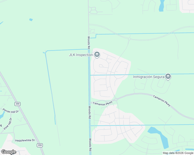 map of restaurants, bars, coffee shops, grocery stores, and more near 31734 Melkridge Road in Brookshire