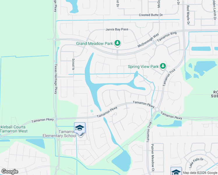 map of restaurants, bars, coffee shops, grocery stores, and more near 3814 Colorado Bend Drive in Katy