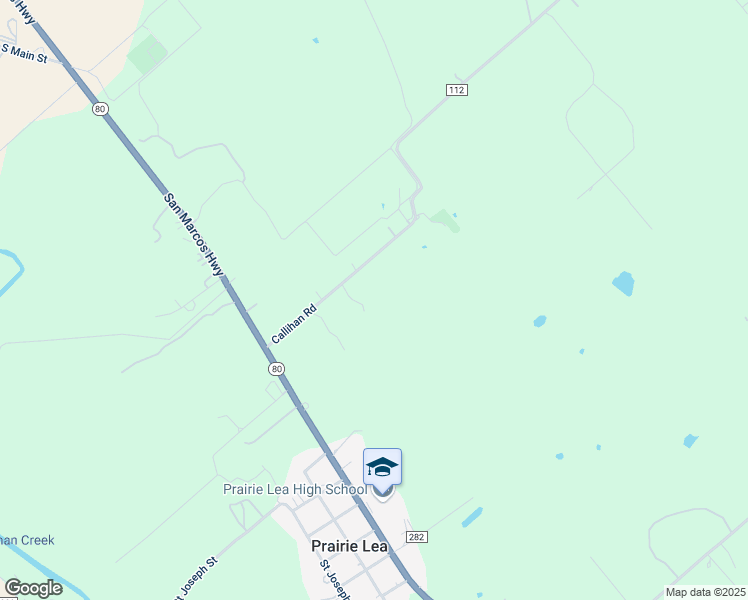 map of restaurants, bars, coffee shops, grocery stores, and more near 3620 County Road 112 in Luling