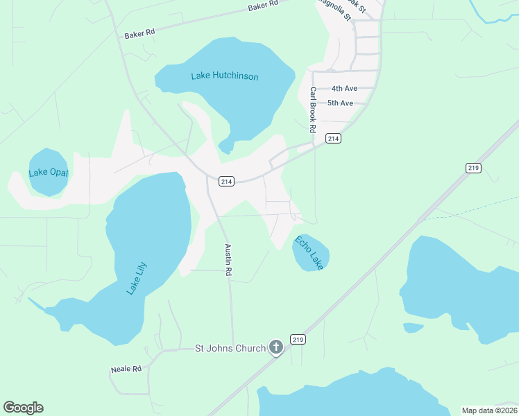 map of restaurants, bars, coffee shops, grocery stores, and more near 8336 Singleton Place in Keystone Heights