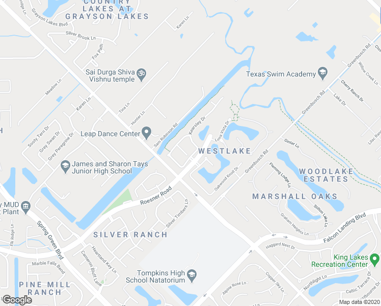 map of restaurants, bars, coffee shops, grocery stores, and more near 3423 Honey Blossom Lane in Katy