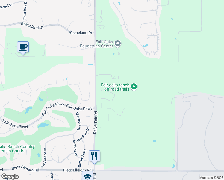 map of restaurants, bars, coffee shops, grocery stores, and more near 7003 Vinedale View in Fair Oaks Ranch