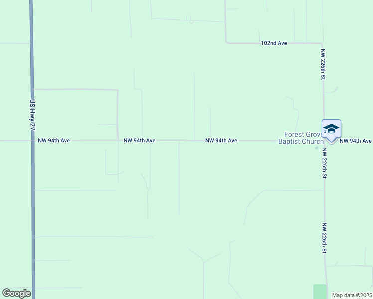 map of restaurants, bars, coffee shops, grocery stores, and more near 9315 Northwest 238 Street in Alachua