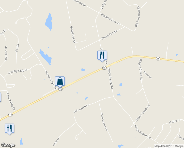 map of restaurants, bars, coffee shops, grocery stores, and more near 3810 Highway 16 in Bandera