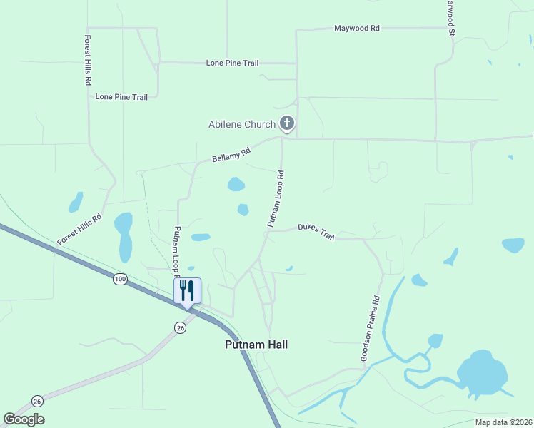 map of restaurants, bars, coffee shops, grocery stores, and more near 160 Putnam Loop Road in Melrose