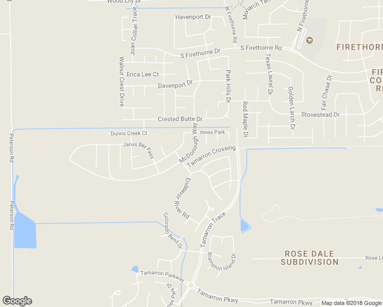map of restaurants, bars, coffee shops, grocery stores, and more near 3111 McDonough Way in Katy