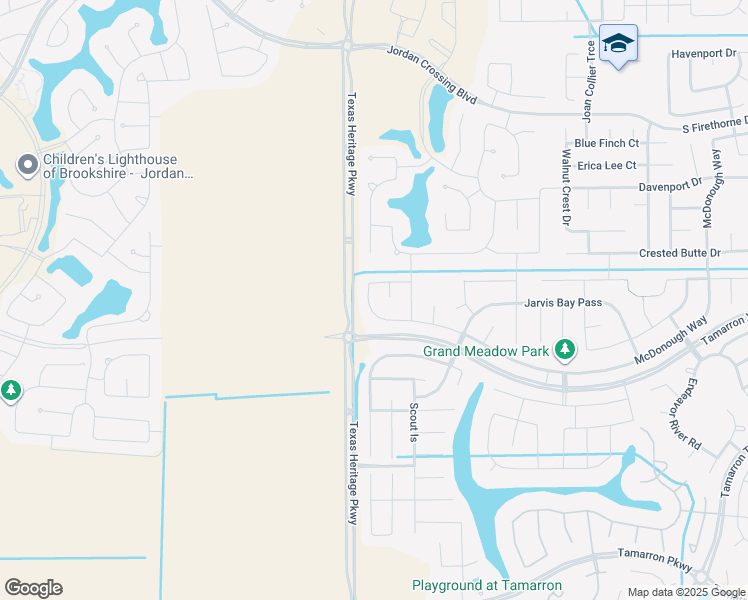 map of restaurants, bars, coffee shops, grocery stores, and more near 3019 Reid Meadows Court in Katy