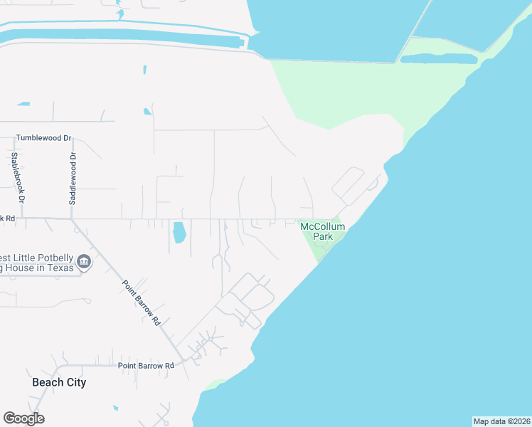 map of restaurants, bars, coffee shops, grocery stores, and more near 9722 McCollum Park Road in Beach City