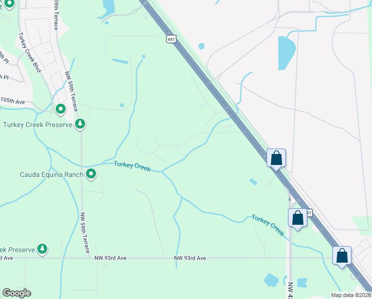 map of restaurants, bars, coffee shops, grocery stores, and more near 4928 Northwest 102nd Place in Gainesville