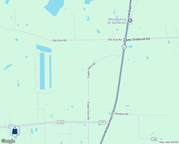 map of restaurants, bars, coffee shops, grocery stores, and more near 1255 Engler Dairy Road in Seguin