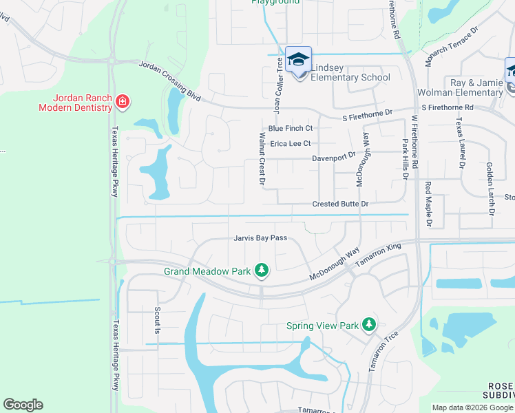 map of restaurants, bars, coffee shops, grocery stores, and more near 29331 Crested Butte Drive in Katy