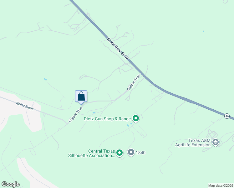 map of restaurants, bars, coffee shops, grocery stores, and more near 5721 Heidrich Court in New Braunfels