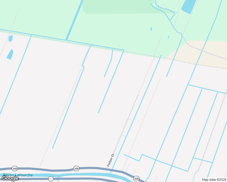 map of restaurants, bars, coffee shops, grocery stores, and more near 3025 Louisiana 308 in Raceland