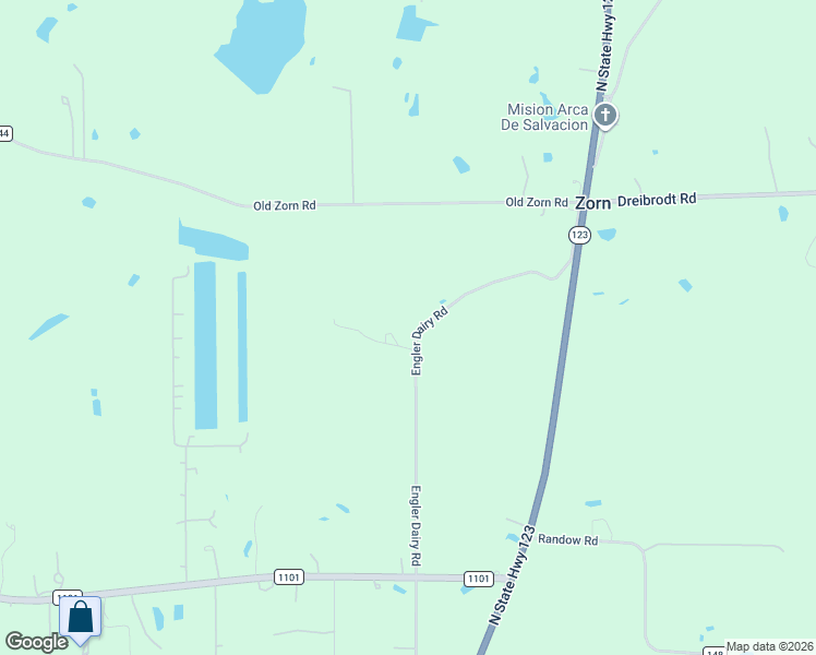 map of restaurants, bars, coffee shops, grocery stores, and more near 1255 Engler Dairy Road in Seguin