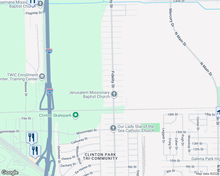 map of restaurants, bars, coffee shops, grocery stores, and more near 9729 Nedwald Street in Houston