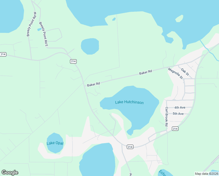 map of restaurants, bars, coffee shops, grocery stores, and more near 6441 Baker Road in Keystone Heights