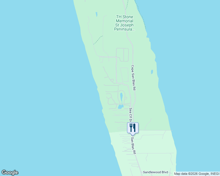 map of restaurants, bars, coffee shops, grocery stores, and more near 167 Turtle Walk in Port St. Joe