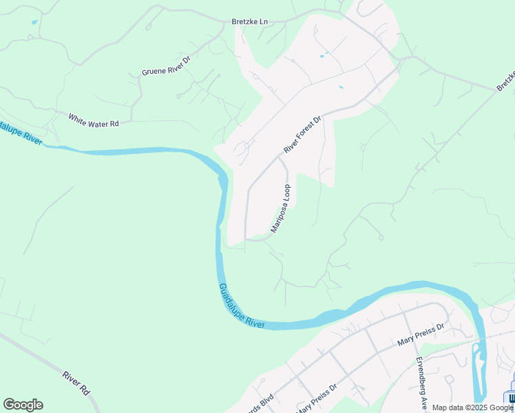map of restaurants, bars, coffee shops, grocery stores, and more near 358 Mariposa Loop in New Braunfels