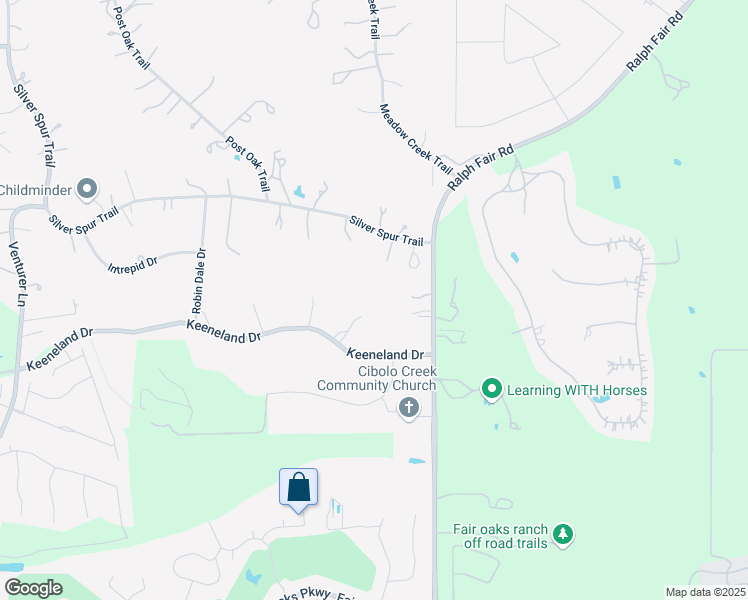 map of restaurants, bars, coffee shops, grocery stores, and more near 30681 Wild Fire Dr in Fair Oaks Ranch