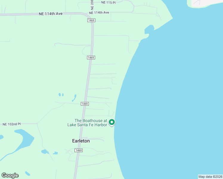 map of restaurants, bars, coffee shops, grocery stores, and more near 10519 County Road 1469 in Waldo