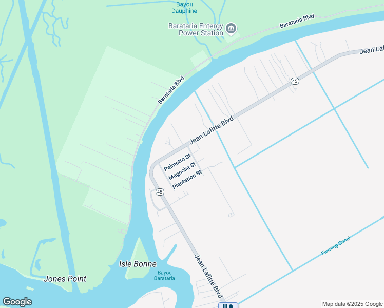 map of restaurants, bars, coffee shops, grocery stores, and more near 1896 Palmetto Street in Lafitte