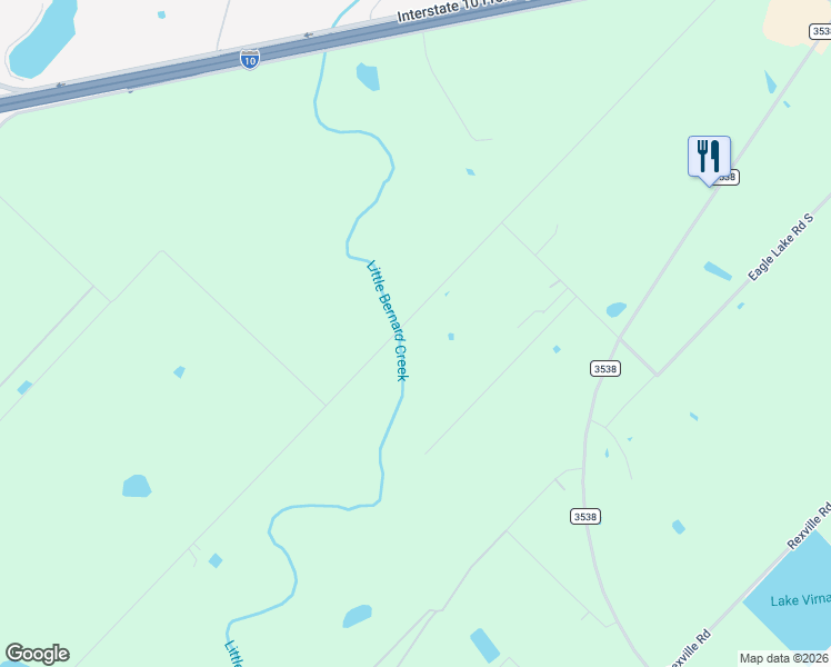 map of restaurants, bars, coffee shops, grocery stores, and more near 1287-1489 Wolchik Road in Sealy