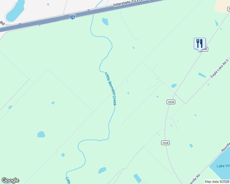 map of restaurants, bars, coffee shops, grocery stores, and more near 1287-1489 Wolchik Road in Sealy