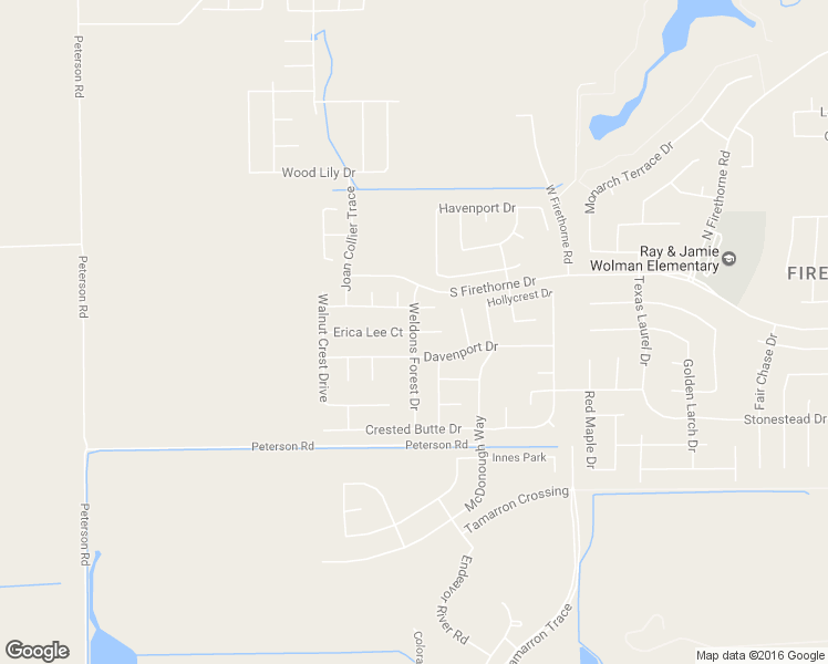 map of restaurants, bars, coffee shops, grocery stores, and more near Erica Lee Court in Katy