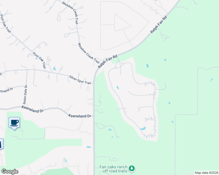 map of restaurants, bars, coffee shops, grocery stores, and more near 30183 Setterfeld Circle in Fair Oaks Ranch