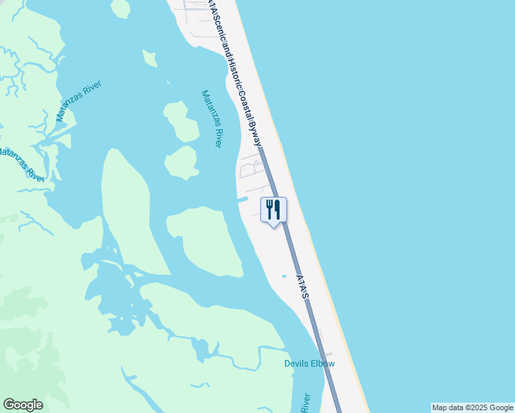 map of restaurants, bars, coffee shops, grocery stores, and more near 120 Sunset Harbor Way in St. Augustine