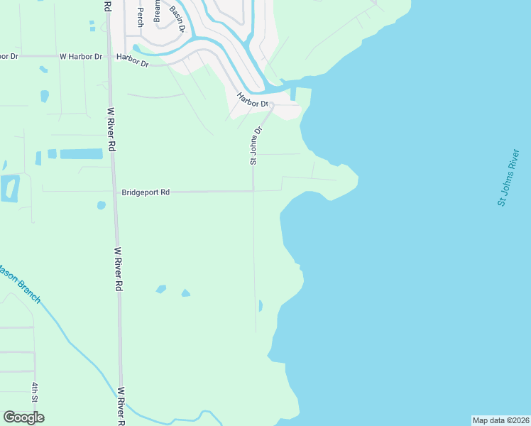 map of restaurants, bars, coffee shops, grocery stores, and more near 250 Saint Johns Drive in Palatka