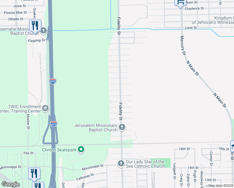 map of restaurants, bars, coffee shops, grocery stores, and more near 9737 Plummer Street in Houston