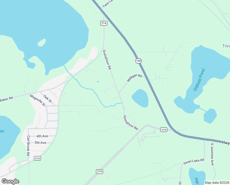 map of restaurants, bars, coffee shops, grocery stores, and more near 7976 Gustafson Road in Keystone Heights