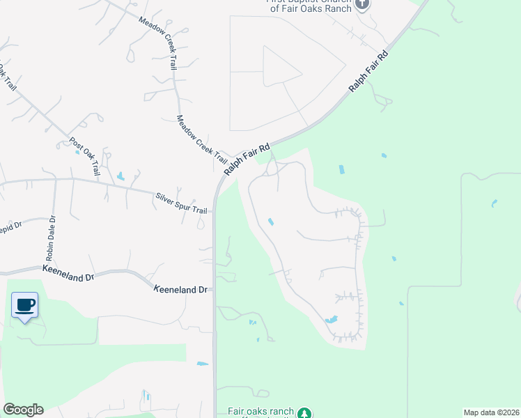 map of restaurants, bars, coffee shops, grocery stores, and more near 30183 Setterfeld Circle in Fair Oaks Ranch