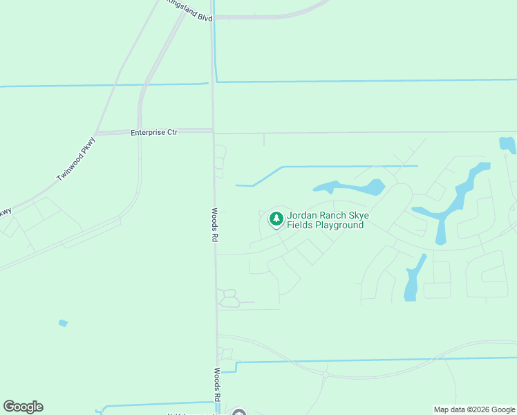 map of restaurants, bars, coffee shops, grocery stores, and more near 2445 Woods Road in Brookshire