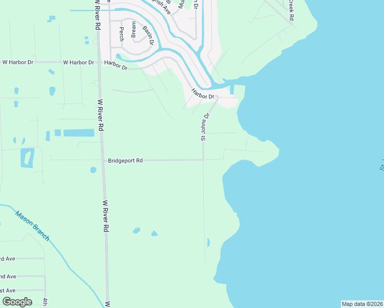 map of restaurants, bars, coffee shops, grocery stores, and more near 144 Bridgeport Road in Palatka