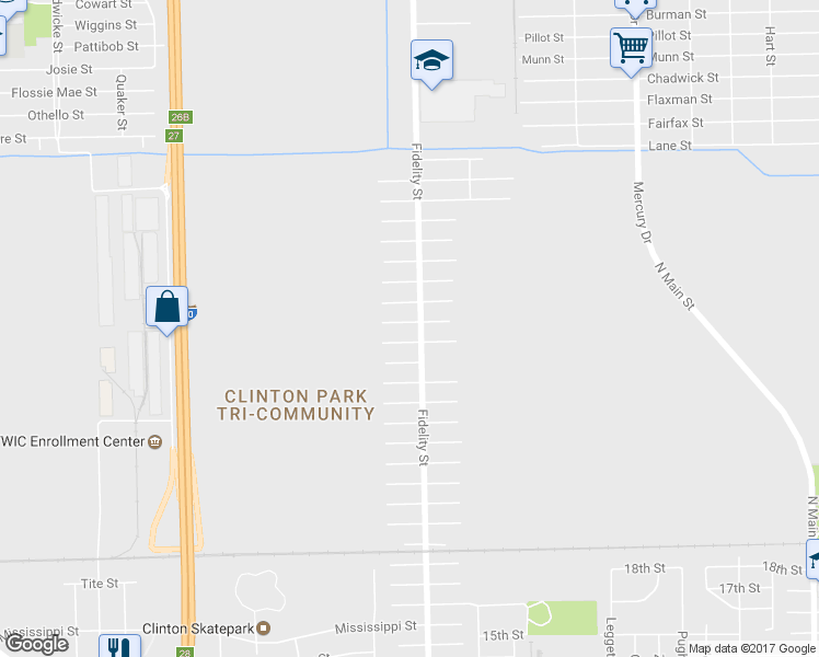 map of restaurants, bars, coffee shops, grocery stores, and more near 9744 Garcroft Street in Houston