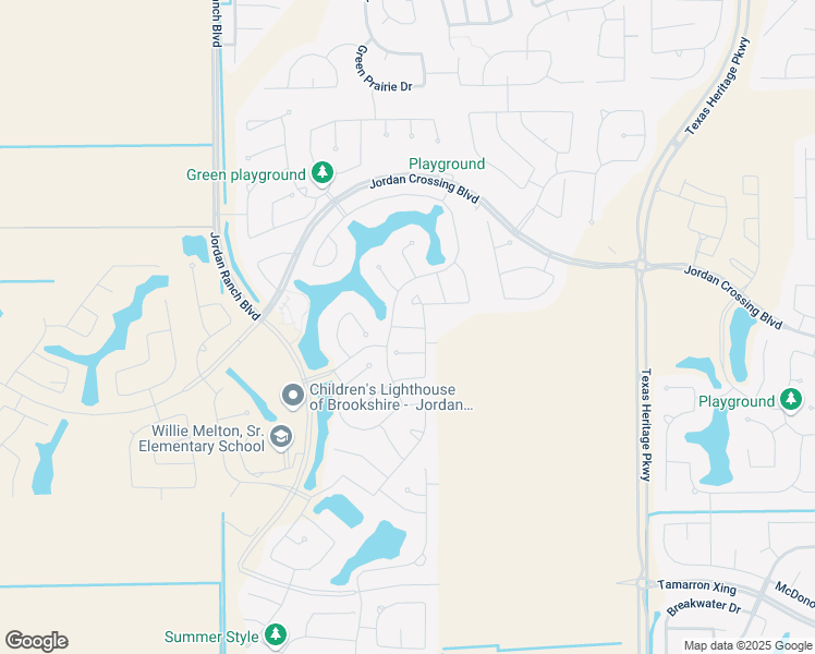 map of restaurants, bars, coffee shops, grocery stores, and more near 2543 Lilac Point Lane in Brookshire